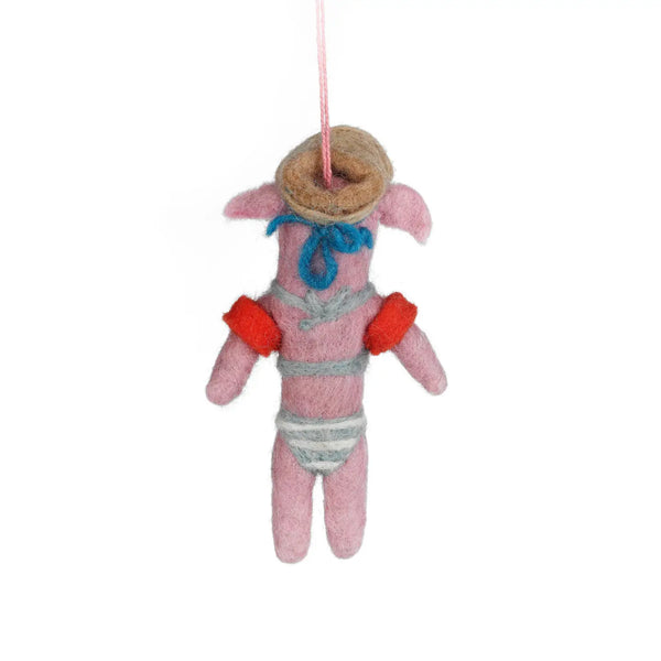 Babette the Beach Pig Ornament
