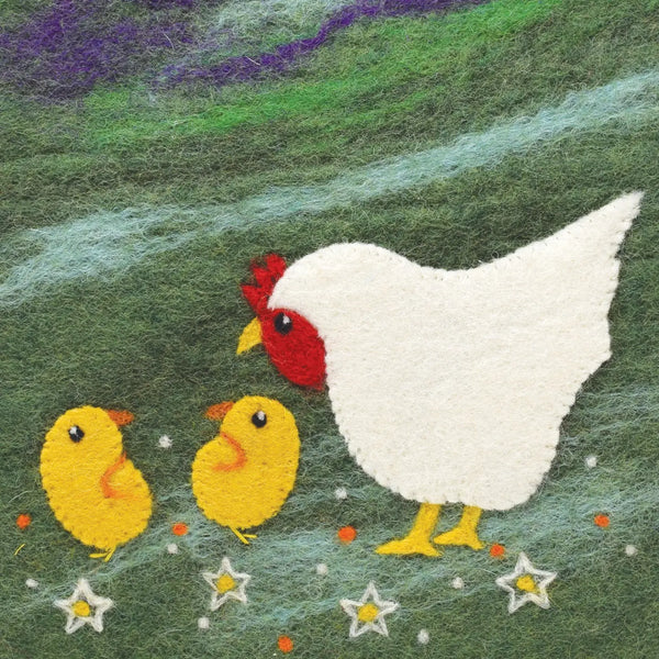 Chickens Felt Hot Water Bottles