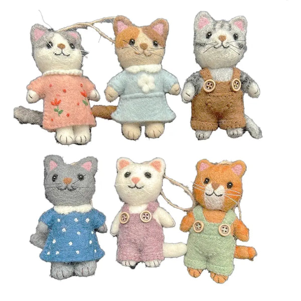 Anime Kitten Ornaments