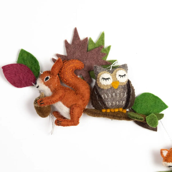 Fall Decor Forest Garland