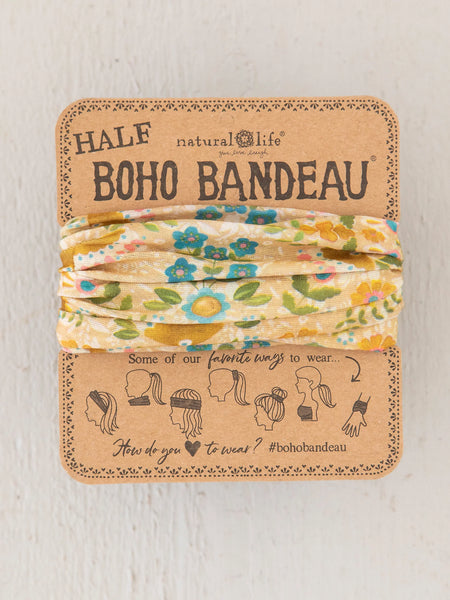 Mandala Light Grey Half Boho Bandeau
