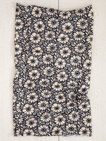 Black White Daisies Full Boho Bandeau