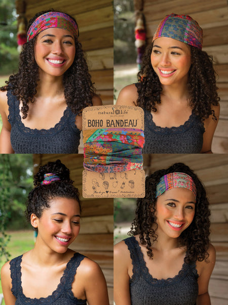 Multi Patchwork Full Boho Bandeau