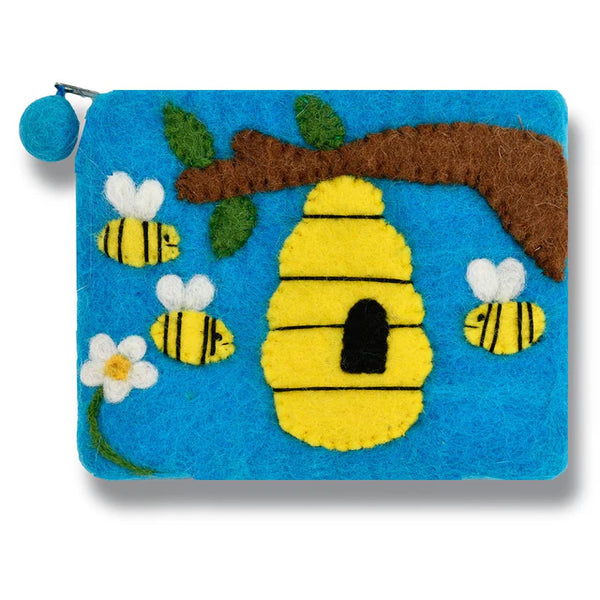 Bees with Hives Coin Purse
