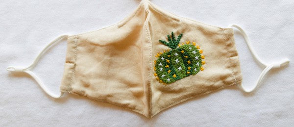 Barrel Cactus Face Mask