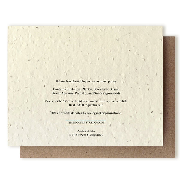 Honey Bee Insect Greeting Card