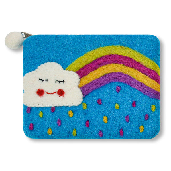 Rainbow and Cloud Coin Purse