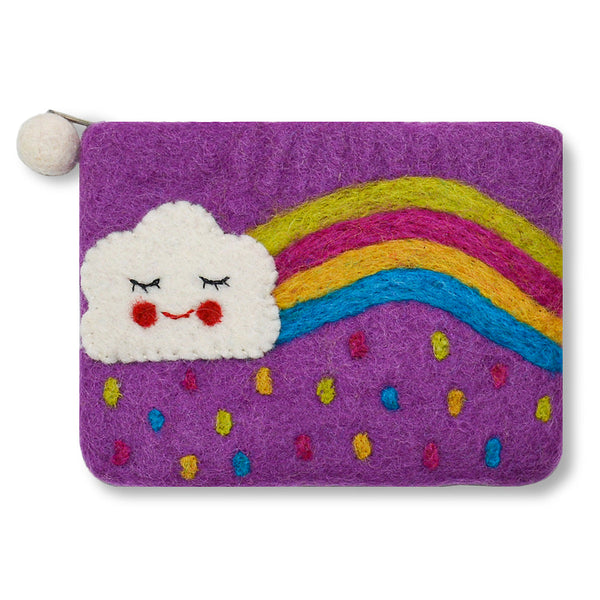 Rainbow and Cloud Coin Purse