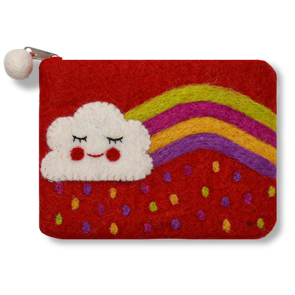 Rainbow and Cloud Coin Purse