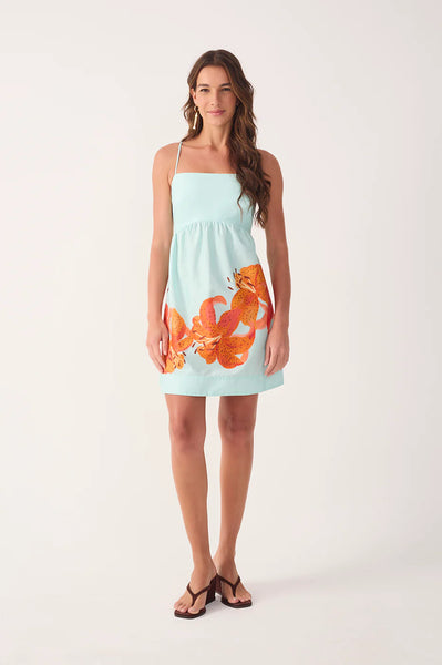 Blue Lírios Dress