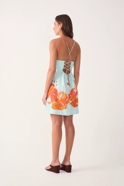 Blue Lírios Dress