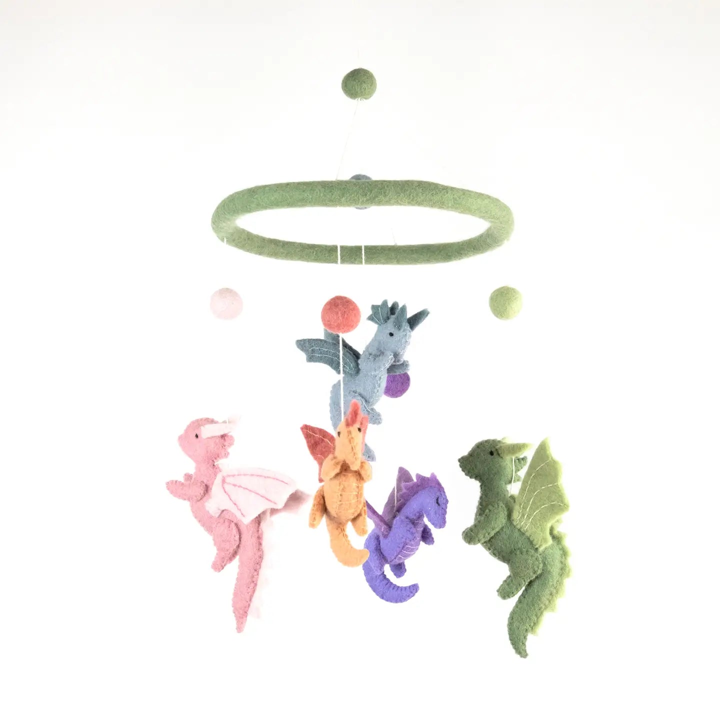 Felt Baby Dragon Mobile