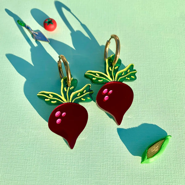 Just Beet It Earrings
