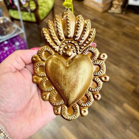 Fancy Sacred Heart Ornament