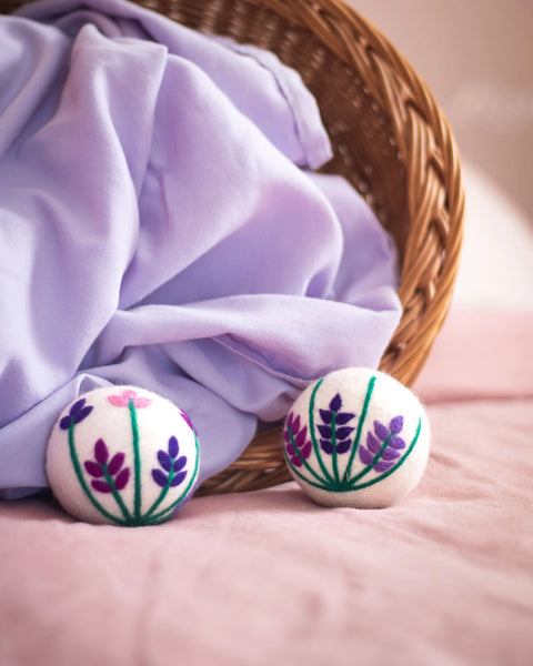 Ladybug Lavender Fields Eco Dryer Balls