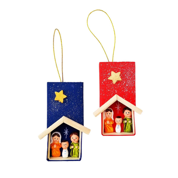 Matchbox Star Nativity Ornament