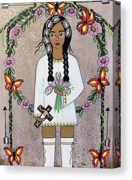 Saint Kateri Tekakwitha Canvas Print