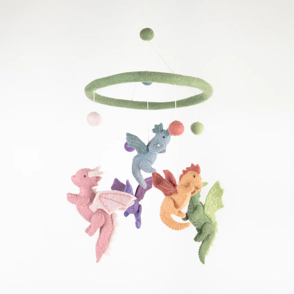 Felt Baby Dragon Mobile