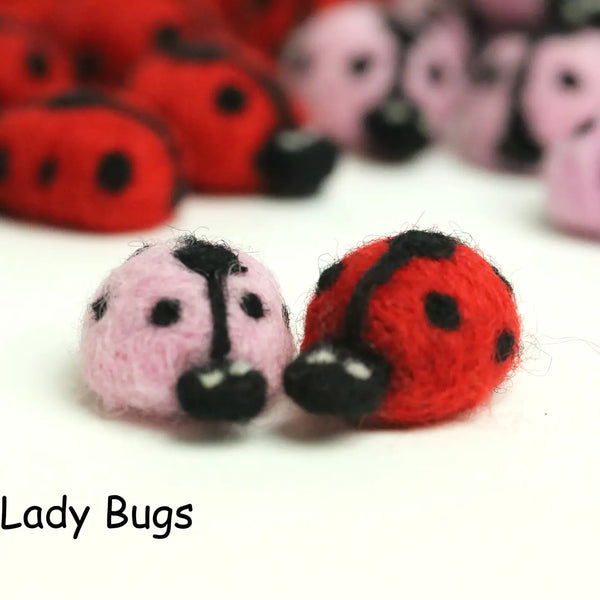 Felt Lady Bugs