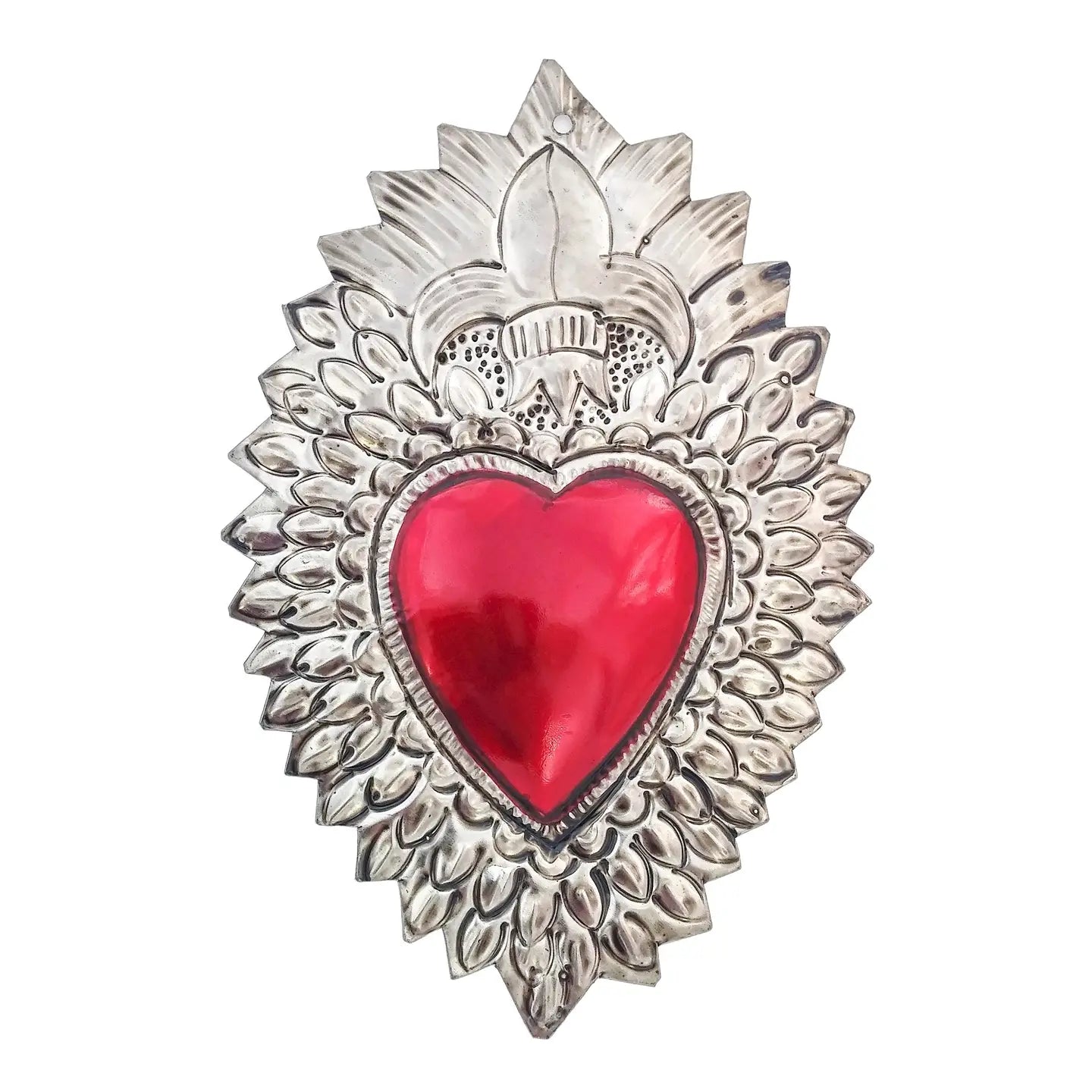 Heart Ornament Fleur De Lis