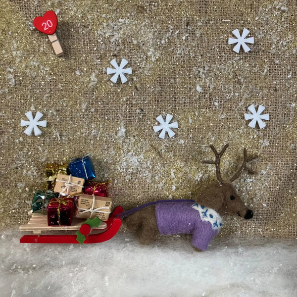 Rudy Dachshund Dog Ornament