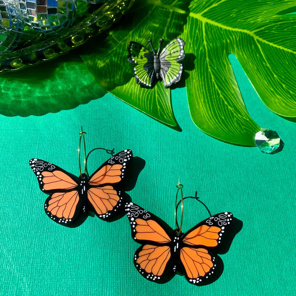 Monarch Butterflies Earrings