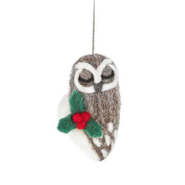 Carol the Christmas Owl Ornament