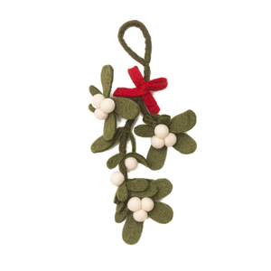 Felt Mistletoe Ornament