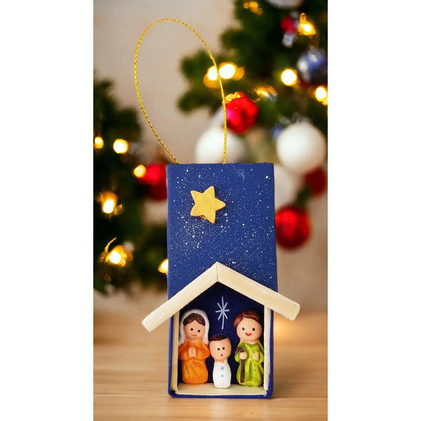 Matchbox Star Nativity Ornament