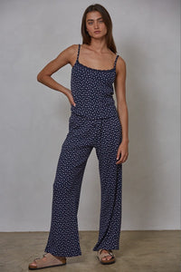Andie Floral Waffle Pants