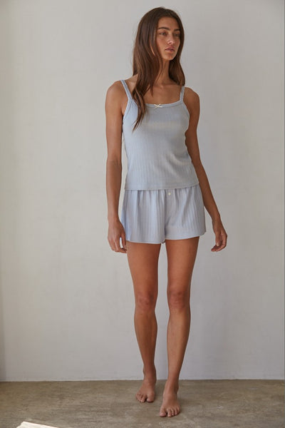The Pointelle Ribbed Cami Top