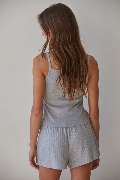 The Pointelle Ribbed Cami Top