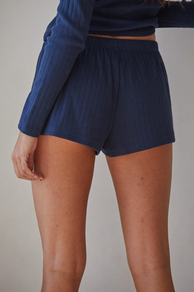 The Pointelle Ribbed Shorts