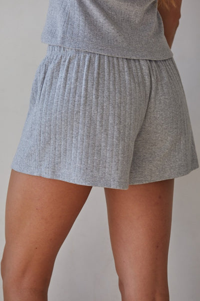 The Pointelle Ribbed Shorts