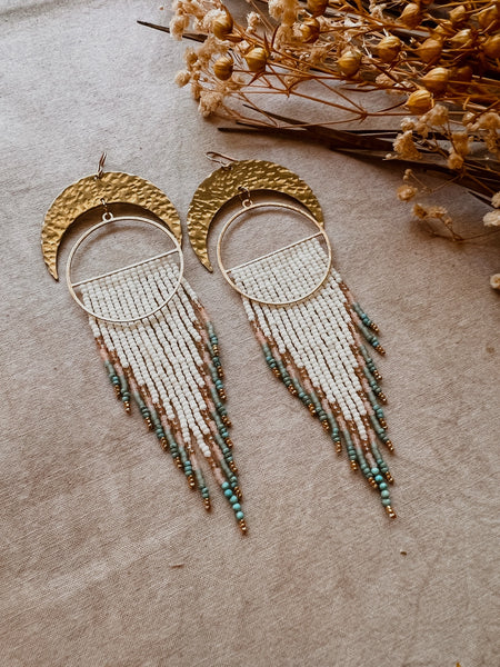 Over the Moon Earrings