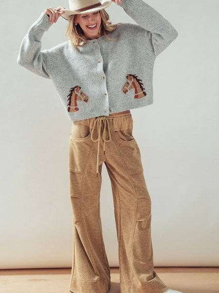 Western Horse Cardigan