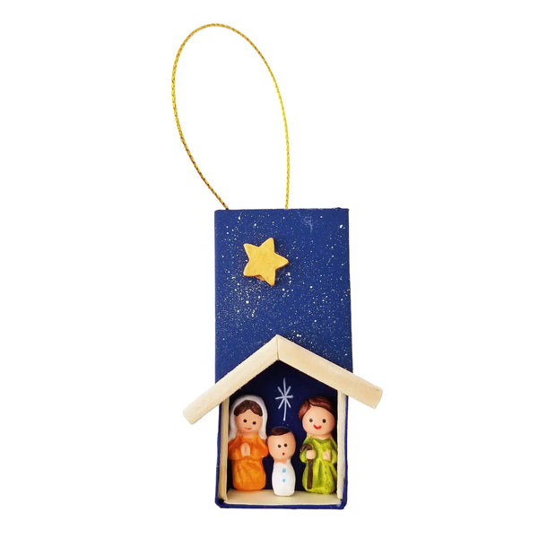 Matchbox Star Nativity Ornament