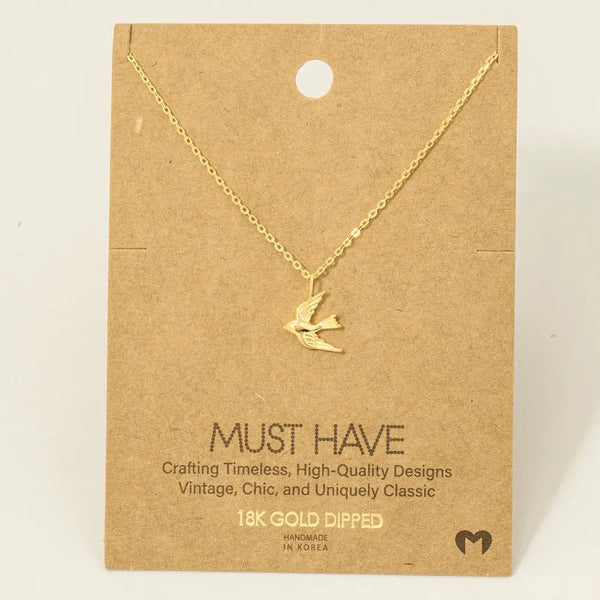 Flying Bird Necklace