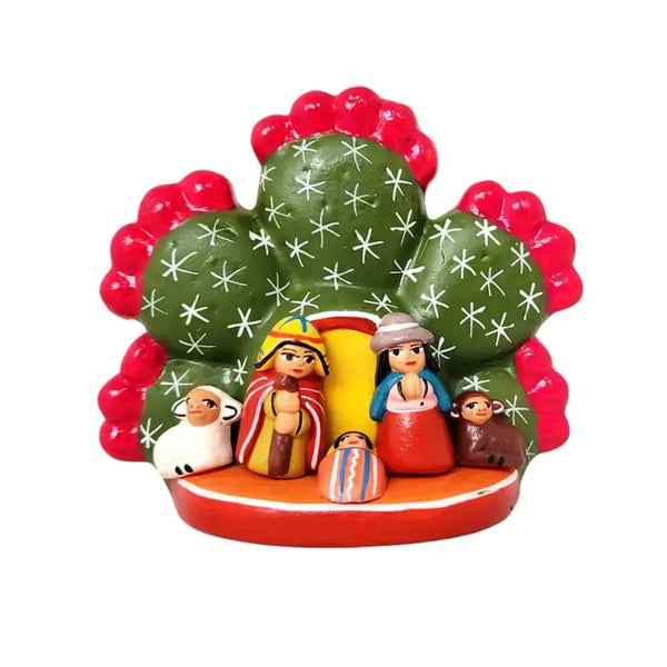 Ceramic Cactus Nativity