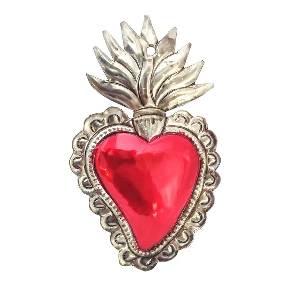 Santa Maria Heart Ornament