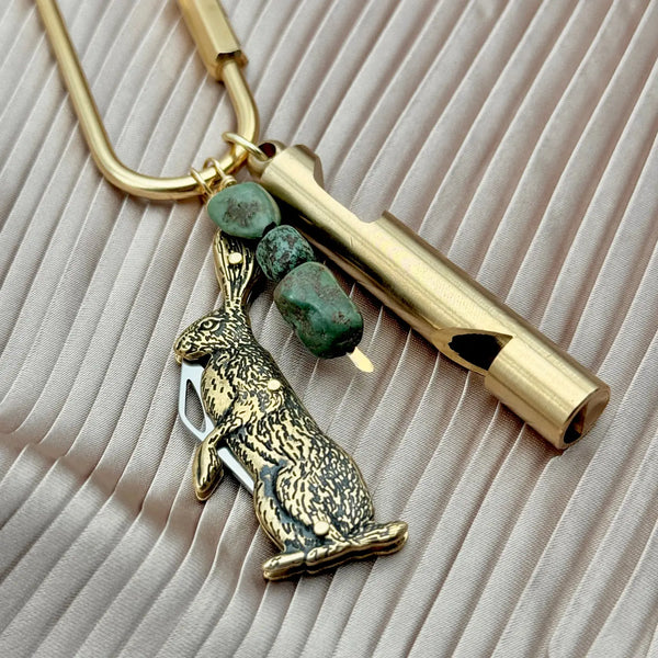 Wild Hare Purse Charm