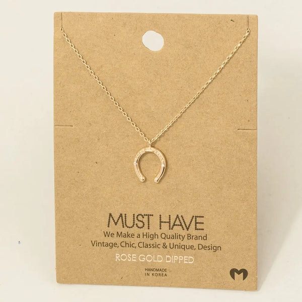 Horse Shoe Necklace