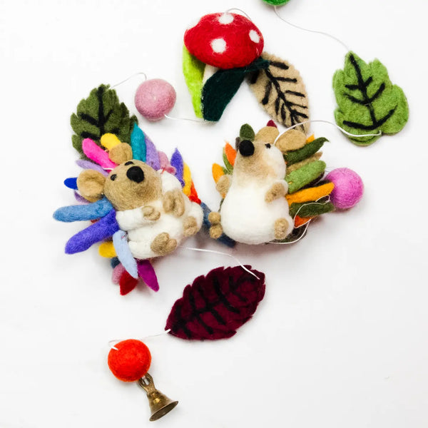 Rainbow Hedgehog Garland