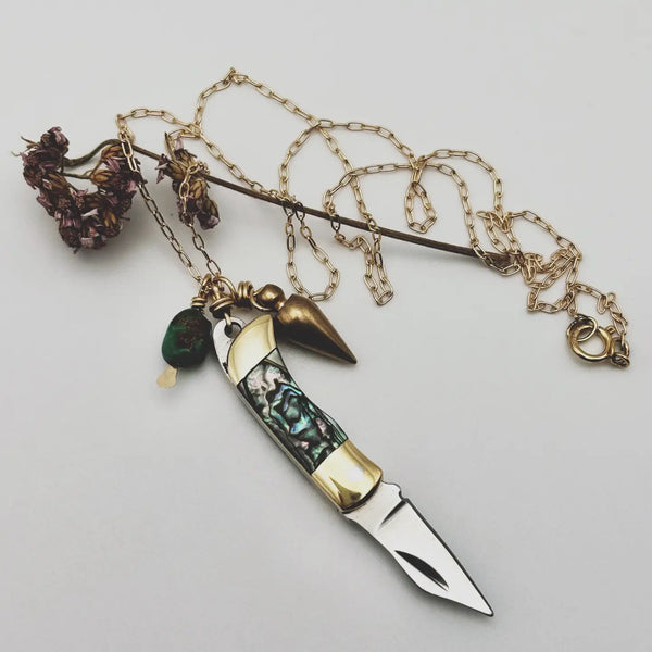 Billie Jr. Necklace - Abalone
