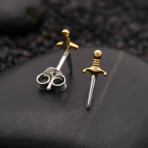 Mini Dagger Post Earrings