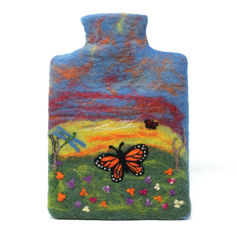 Butterfly Felt Hot Water Bottles