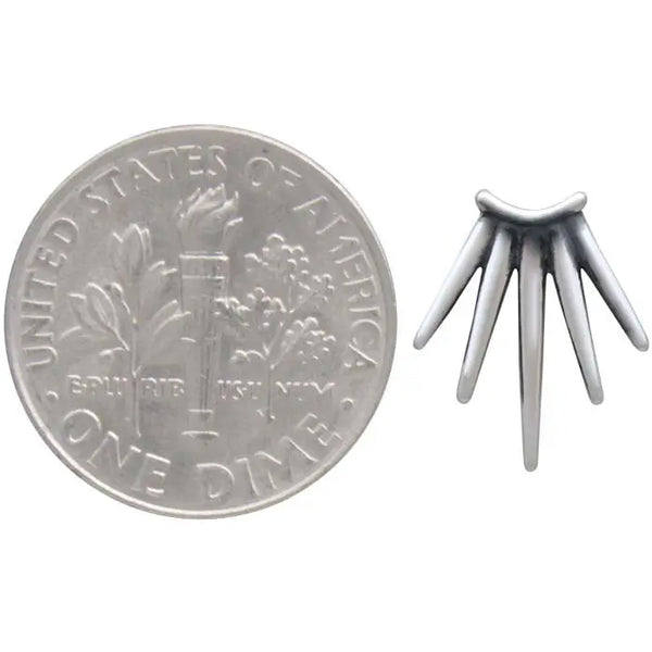Five Spike Post Earrings
