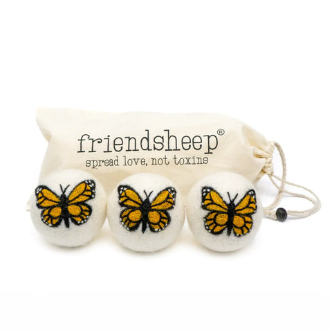 Monarch Butterfly Trio Eco Dryer Balls