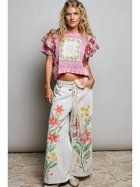 Flowers Pants