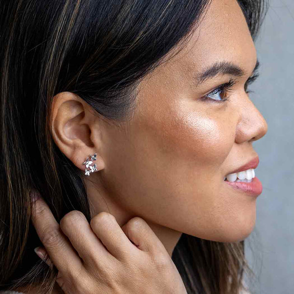 Butterfly Cluster Post Earrings